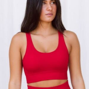 Astoria VELOCITY Seamless Sports Crop - Cherry